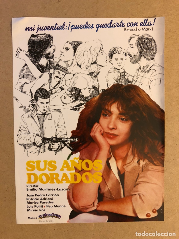 Cinema: SUS A&Ntilde;OS DORADOS (EMILIO MART&Iacute;NEZ L&Aacute;ZARO). GU&Iacute;A PUBLICITARIA DE LA PEL&Iacute;CULA.