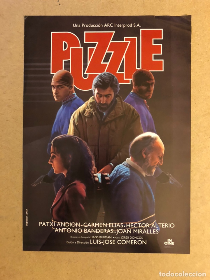 Cinema: PUZZLE (ANTONIO BANDERAS, HECTOR ALTERIO,...). GU&Iacute;A PUBLICITARIA DE LA PEL&Iacute;CULA.