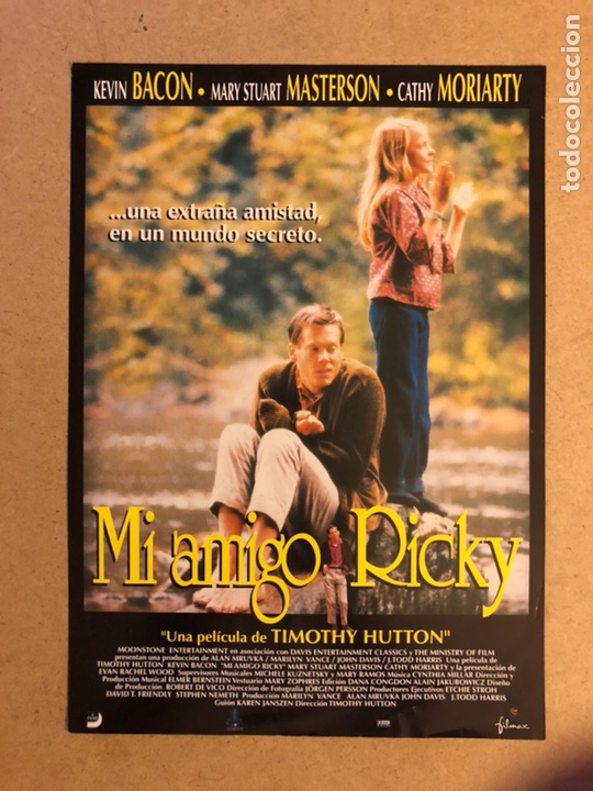 Cinema: MI AMIGO RICKY (TIMOTHY HUTTON). GU&Iacute;A PUBLICITARIA DE LA PEL&Iacute;CULA.