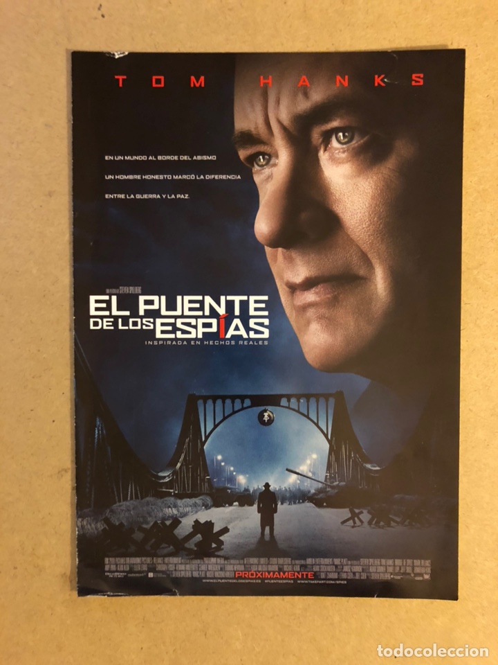 Cinema: EL PUENTE DE LOS ESPIAS (TOM HANKS). GU&Iacute;A PUBLICITARIA DE LA PEL&Iacute;CULA.