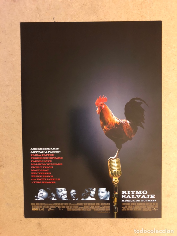 Cinema: RITMO SALVAJE (OUTKAST, ANDR&Eacute; 3000 Y BIG BOI). GU&Iacute;A PUBLICITARIA DE LA PEL&Iacute;CULA.
