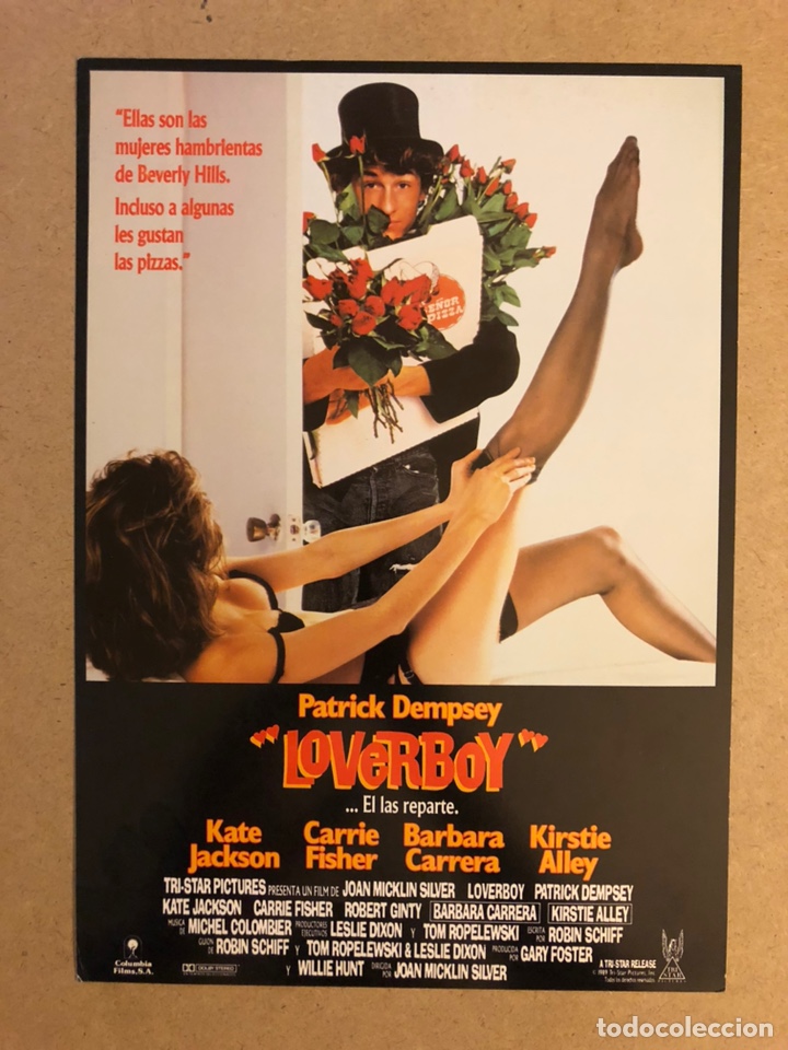 Cinema: LOVERBOY (PATRICK DEMPSEY). GU&Iacute;A PUBLICITARIA DE LA PEL&Iacute;CULA, IDEAL PARA ENMARCAR.