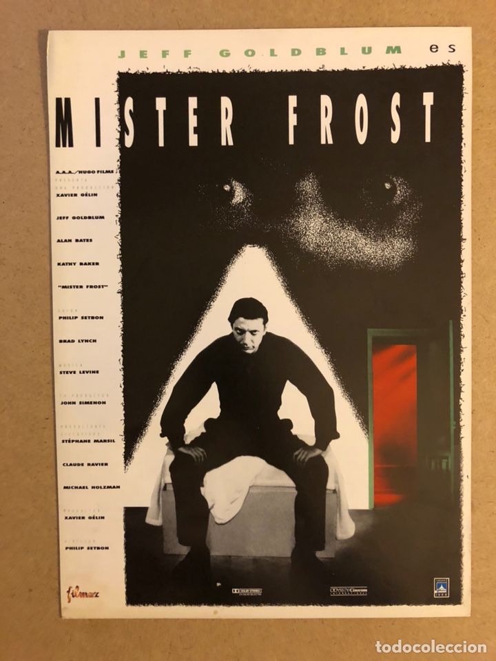 Cinema: MISTER FROST (FEFF GOLDBLUM). GU&Iacute;A PUBLICITARIA DE LA PEL&Iacute;CULA.