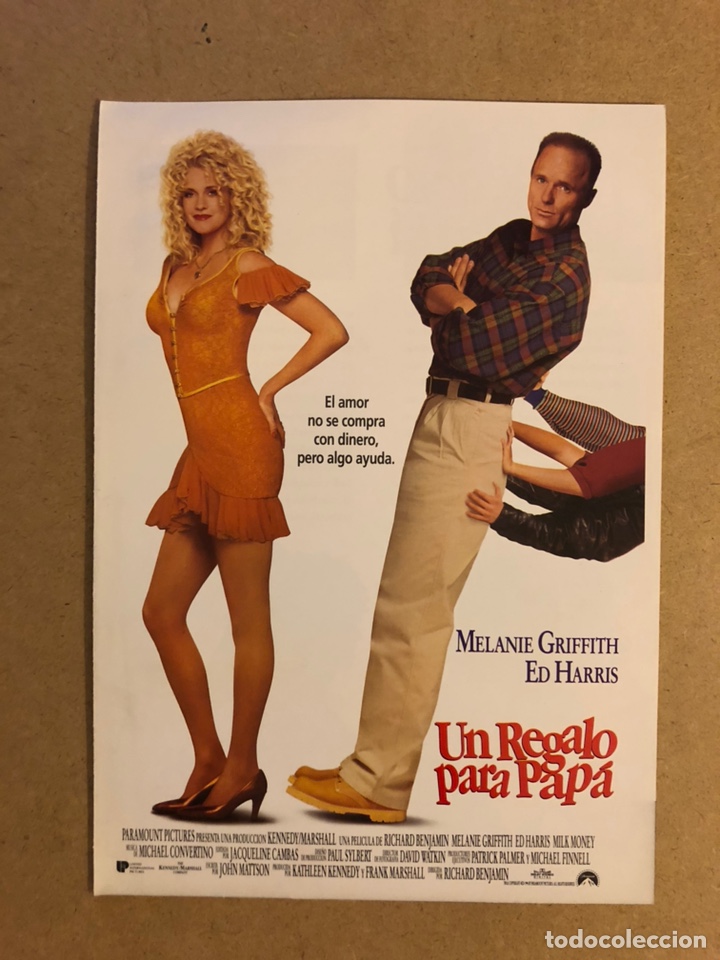 Cinema: UN REGALO PARA PAPA (ED HARRIS, MELANIE GRIFFITH). GU&Iacute;A PUBLICITARIA DE LA PEL&Iacute;CULA.
