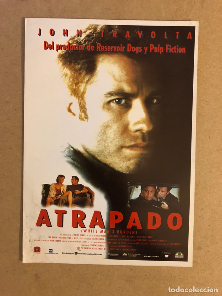 Cinema: ATRAPADO (JOHN TRAVOLTA). GU&Iacute;A PUBLICITARIA DE LA PEL&Iacute;CULA.