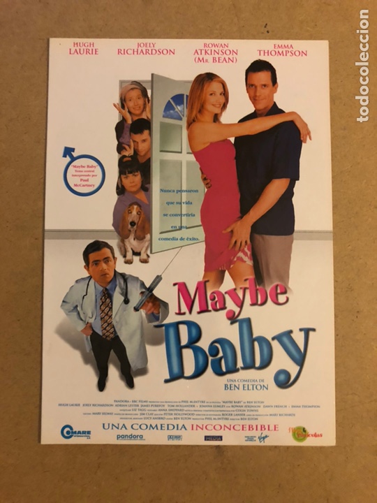Cinema: MAYBE BABY (MR. BEAN, EMMA THOMPSON,..). GU&Iacute;A PUBLICITARIA DE LA PEL&Iacute;CULA.