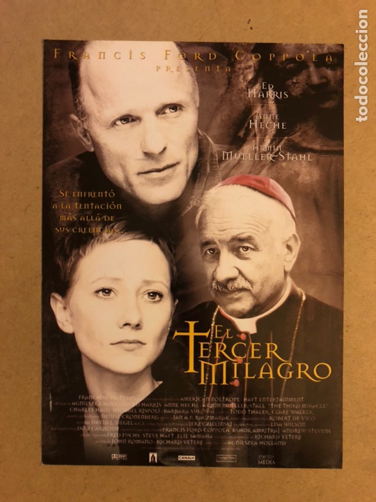 Cinema: EL TERCER MILAGRO (FRANCIS FORD COPPOLA). GU&Iacute;A PUBLICITARIA DE LA PEL&Iacute;CULA.