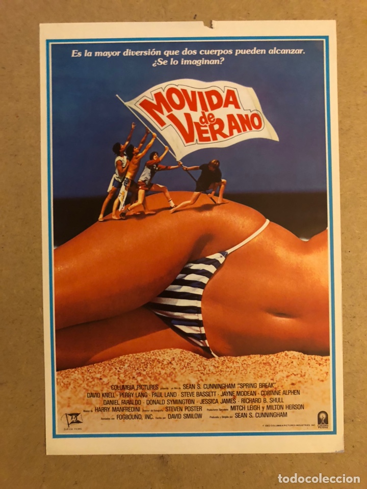Cinema: MOVIDA DE VERANO (SPRING BREAK). GU&Iacute;A PUBLICITARIA DE LA PEL&Iacute;CULA, IDEAL PARA ENMARCAR.