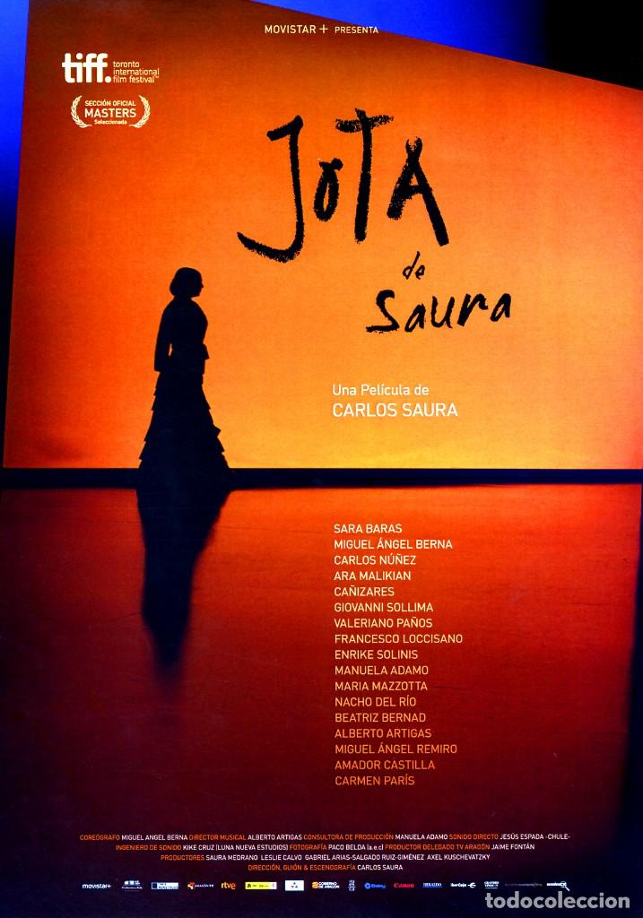 Cinema: JOTA (GU&Iacute;A ORIGINAL SIMPLE CON FOTOS DE SU ESTRENO EN ESPA&Ntilde;A) DIRECTOR CARLOS SAURA