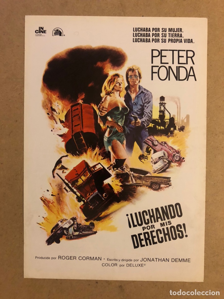 Cinema: &iexcl;LUCHANDO POR MIS DERECHOS! (PETER FONDA). GU&Iacute;A PUBLICITARIA DE LA PEL&Iacute;CULA.