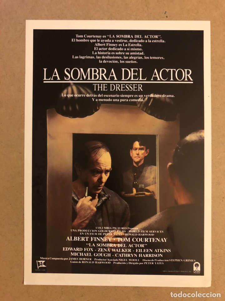 Kino: LA SOMBRA DEL ACTOR - THE DRESSER (PETER YATES). GU&Iacute;A PUBLICITARIA DE LA PEL&Iacute;CULA.