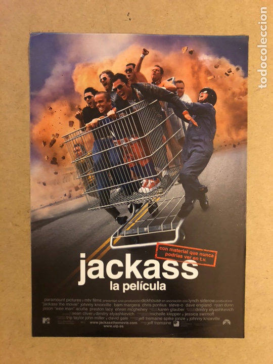 Cinema: JACKASS LA PEL&Iacute;CULA. GU&Iacute;A PUBLICITARIA DE LA PEL&Iacute;CULA, IDEAL PARA ENMARCAR.