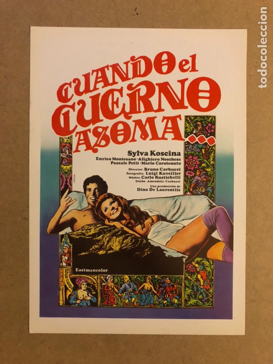 Cinema: CUANDO EL CUERPO ASOMA (BRUNO CORBUCCI). GU&Iacute;A PUBLICITARIA DE LA PEL&Iacute;CULA.