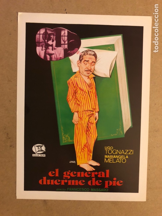 Cinema: EL GENERAL DUERME DE PIE (FRANCESCO MASSARO). GU&Iacute;A PUBLICITARIA DE LA PEL&Iacute;CULA.