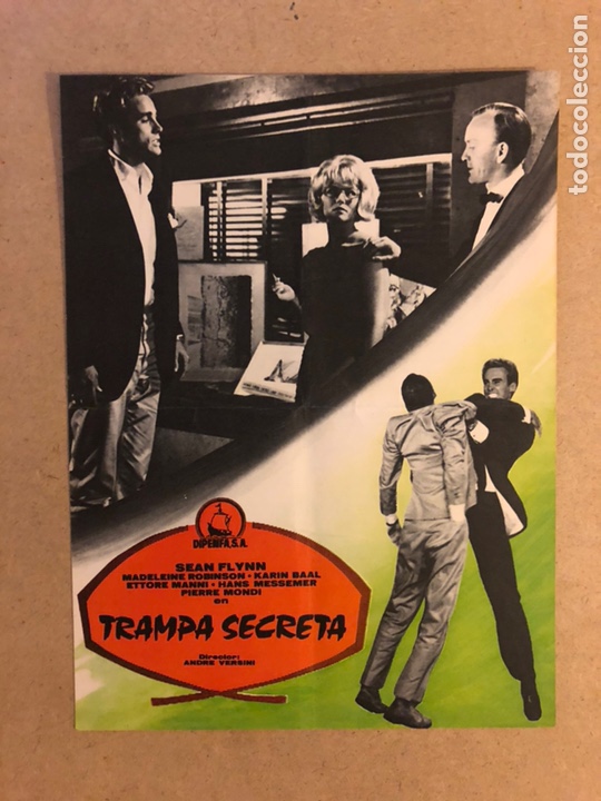 Cinema: TRAMPA SECRETA (SEAN FLYNN, MADELEIME ROBINSON). GU&Iacute;A PUBLICITARIA DE LA PEL&Iacute;CULA.