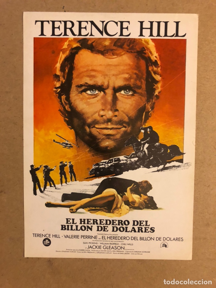 Cinema: EL HEREDERO DEL BILL&Oacute;N DE D&Oacute;LARES (TERENCE HILL). GU&Iacute;A PUBLICITARIA DE LA PEL&Iacute;CULA.