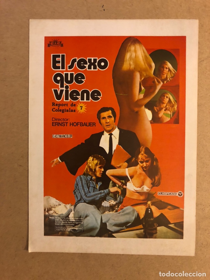 Kino: EL SEXO QUE VIENE (CLASIFICADA S). GU&Iacute;A PUBLICITARIA DE LA PEL&Iacute;CULA.