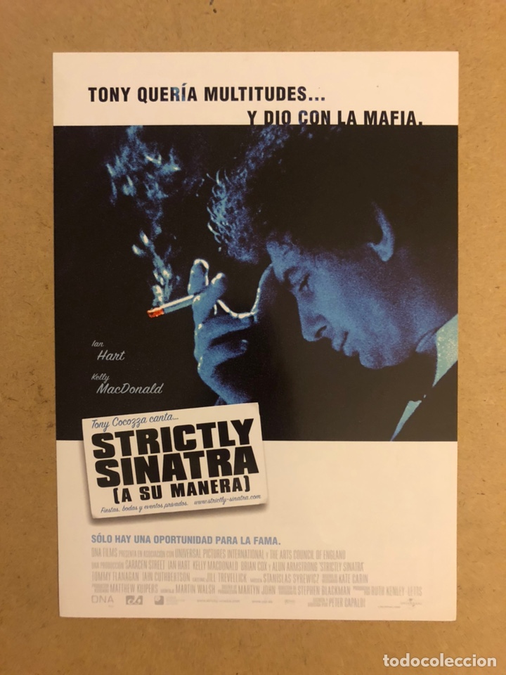 Cinema: STRICTLY SINATRA (A SU MANERA). GU&Iacute;A PUBLICITARIA DE LA PEL&Iacute;CULA, IDEAL PARA ENMARCAR.