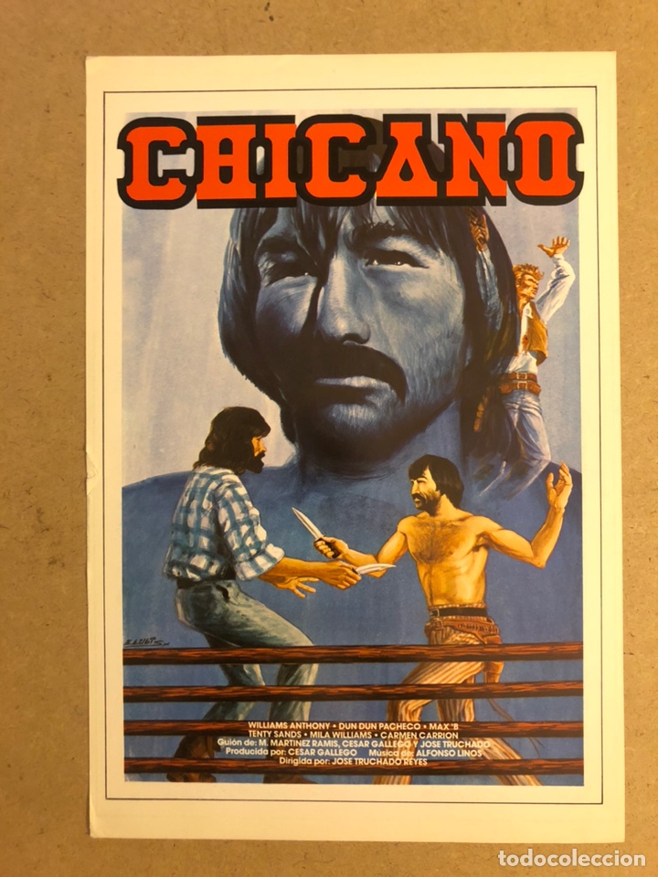 Cinema: CHICANO. GU&Iacute;A PUBLICITARIA DE LA PEL&Iacute;CULA, IDEAL PARA ENMARCAR.