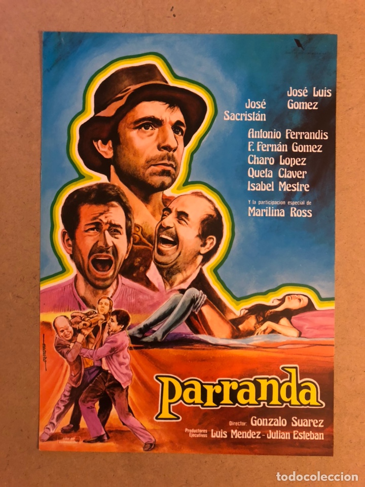 Cinema: PARRANDA (JOS&Eacute; SACRIST&Aacute;N, ANTONIO FERRANDIS). GU&Iacute;A PUBLICITARIA DE LA PEL&Iacute;CULA.