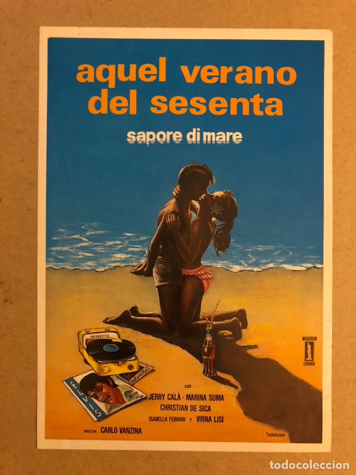 Cinema: AQUEL VERANO DEL SESENTA (SAPORE DI MARE). GU&Iacute;A PUBLICITARIA DE LA PEL&Iacute;CULA.