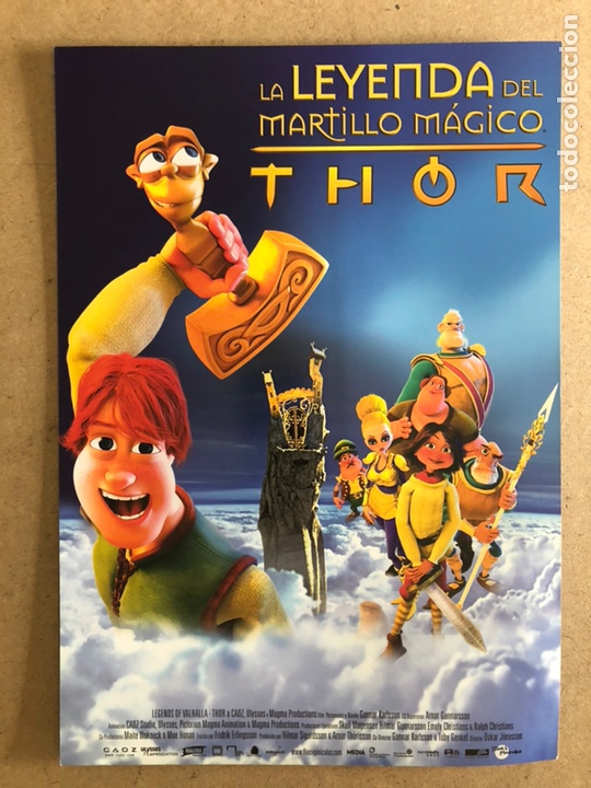 Cine: THOR, LA LEYENDA DEL MARTILLO M&Aacute;GICO. GU&Iacute;A PROMOCIONAL DEL ESTRENO, IDEAL PARA ENMARCAR.