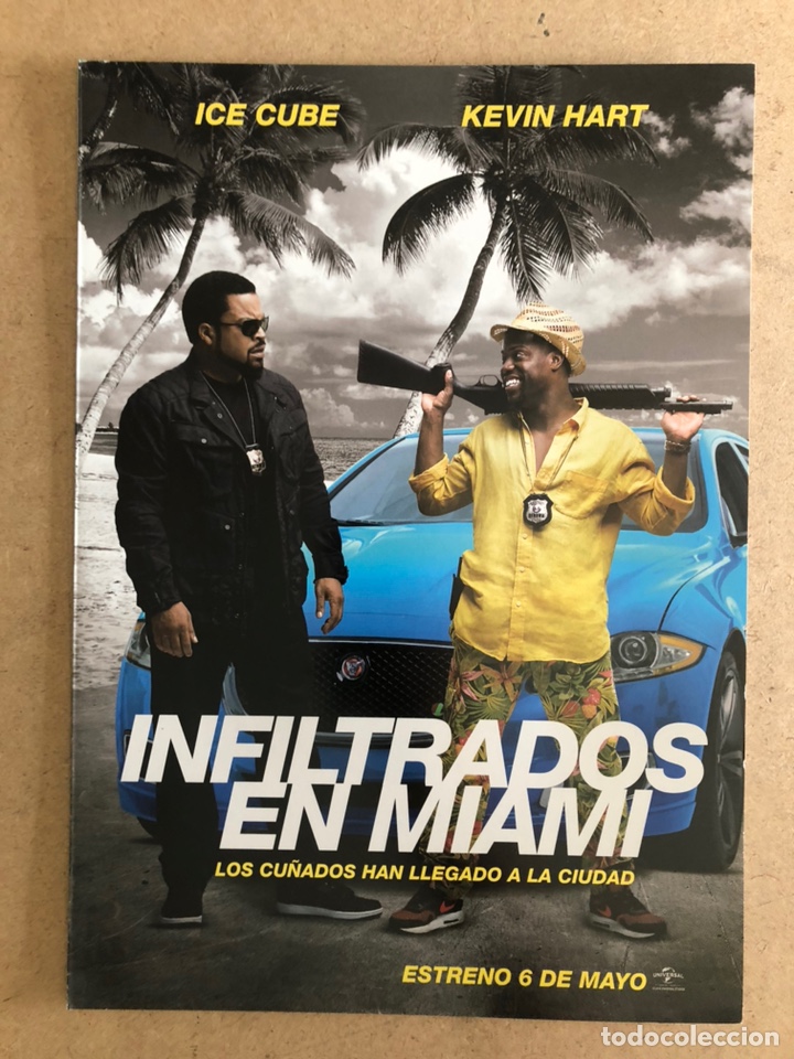 Cine: INFILTRADOS EN MIAMI (ICE CUBE, KEVIN HART). GU&Iacute;A PUBLICITARIA DE LA PEL&Iacute;CULA.
