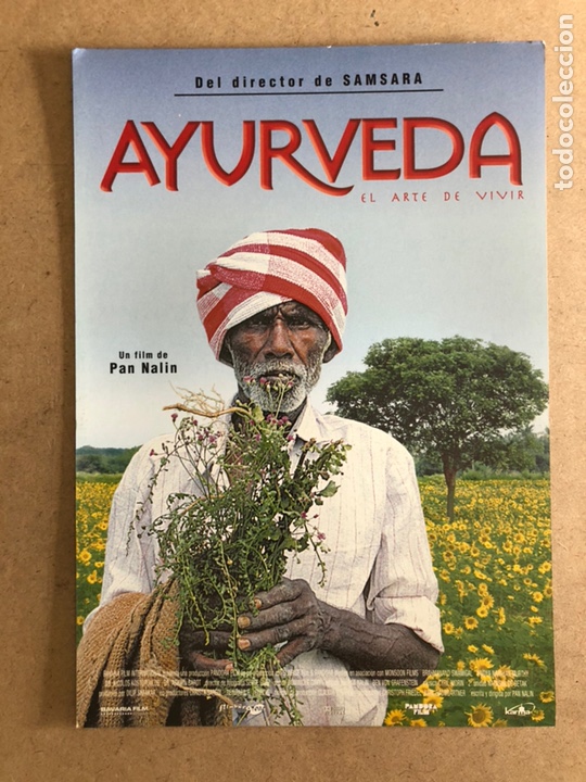 Cine: AYURVEDA, EL ARTE DE VIVIR (PAN NALIN). GU&Iacute;A PUBLICITARIA DE LA PEL&Iacute;CULA, IDEAL PARA ENMARCAR.