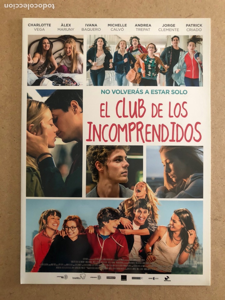 Cinema: EL CLUB DE LOS INCOMPRENDIDOS (CHARLOTTE VEGA, IVANA BAQUERO). GU&Iacute;A PUBLICITARIA DE LA PEL&Iacute;CULA.