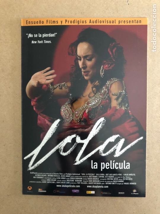 Cinema: LOLA FLORES (LA PEL&Iacute;CULA). GU&Iacute;A PUBLICITARIA DE LA PEL&Iacute;CULA.