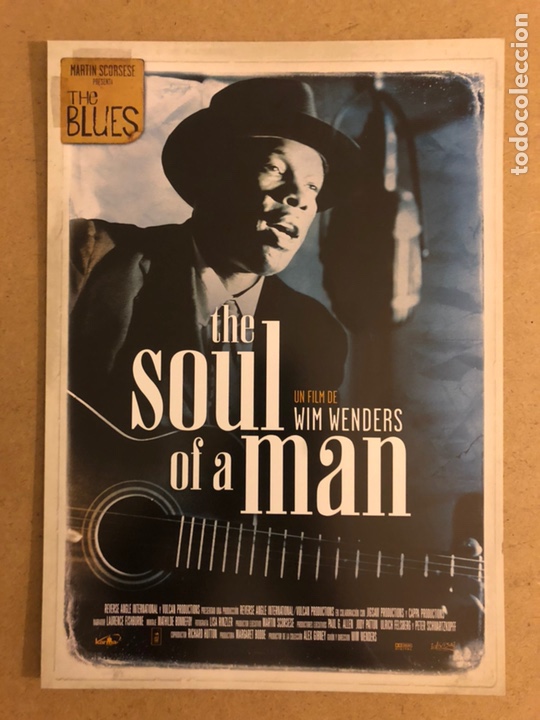 Cinema: THE SOUL OF A MAN (WIM WENDERS). GU&Iacute;A PUBLICITARIA DE LA PEL&Iacute;CULA, IDEAL PARA ENMARCAR.