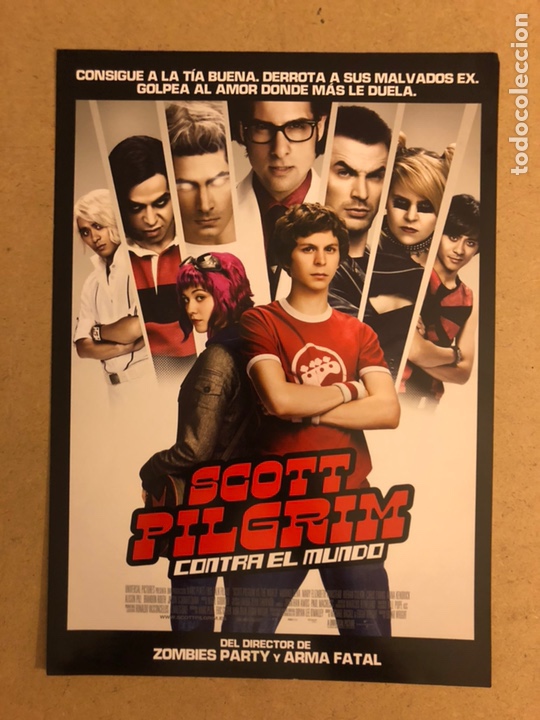 Cinema: SCOTT PILGRIM CONTRA EL MUNDO. GU&Iacute;A PUBLICITARIA DE LA PEL&Iacute;CULA, IDEAL PARA ENMARCAR.