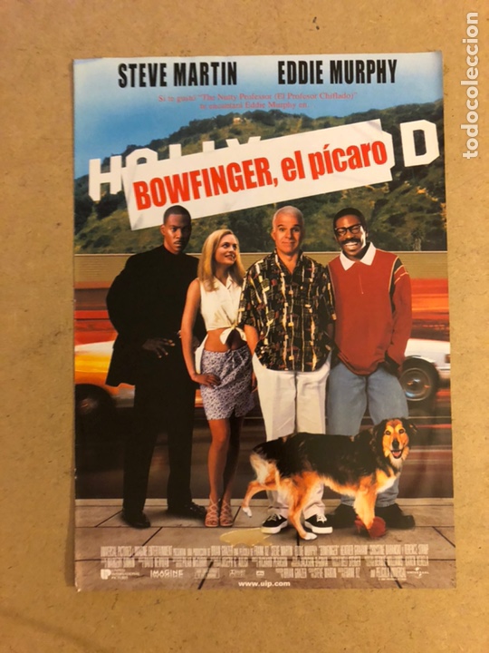 Cinema: BOWFINGER, EL P&Iacute;CARO (STEVE MARTIN, EDDIE MURPHY). GU&Iacute;A PUBLICITARIA DE LA PEL&Iacute;CULA.