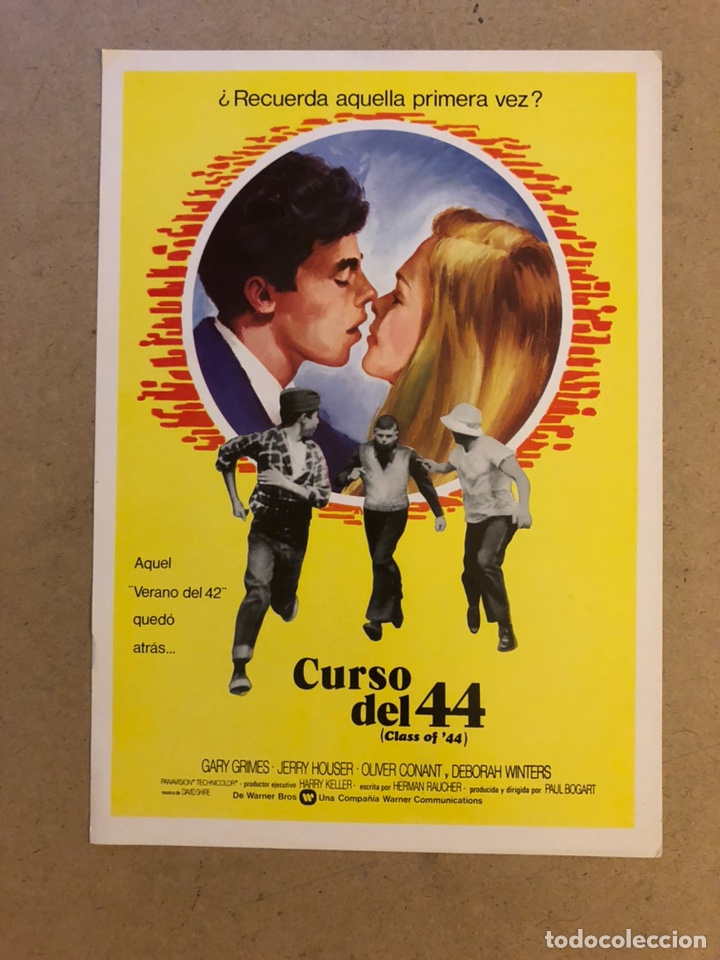 Cinema: CURSO DEL 43 (CLASS OF &lsquo;44). GU&Iacute;A PUBLICITARIA DE LA PEL&Iacute;CULA, IDEAL PARA ENMARCAR.
