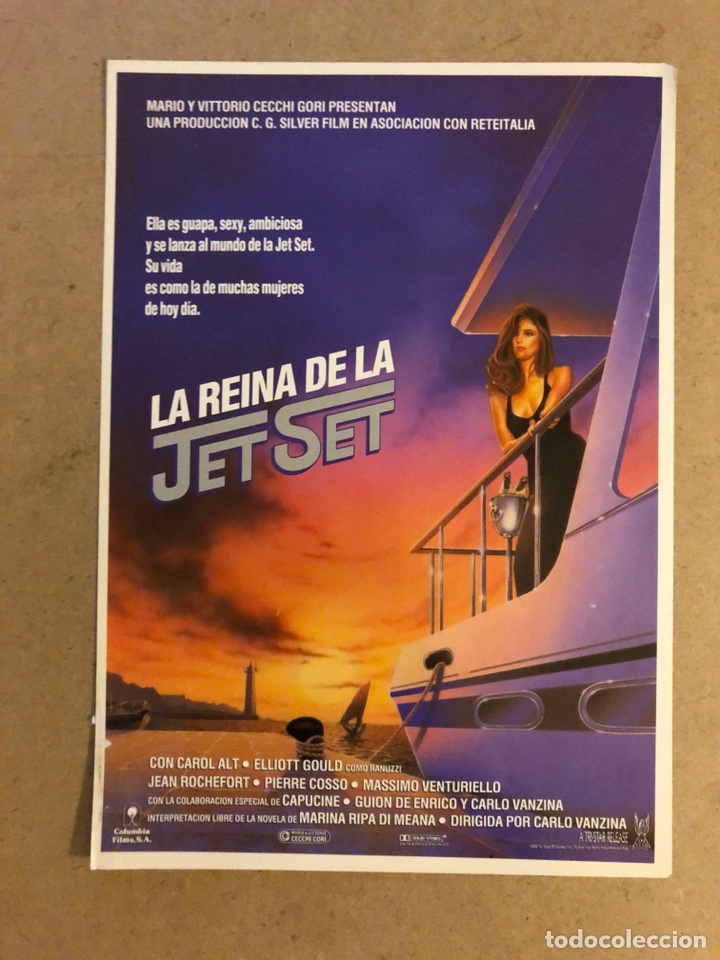 Cinema: LA REINA DE LA JET SET (CAROL ALT). GU&Iacute;A PUBLICITARIA DE LA PEL&Iacute;CULA.
