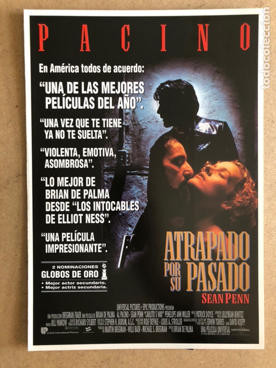 Cinema: ATRAPADO POR SU PASADO. GU&Iacute;A PUBLICITARIA DE LA PEL&Iacute;CULA, IDEAL PARA ENMARCAR.