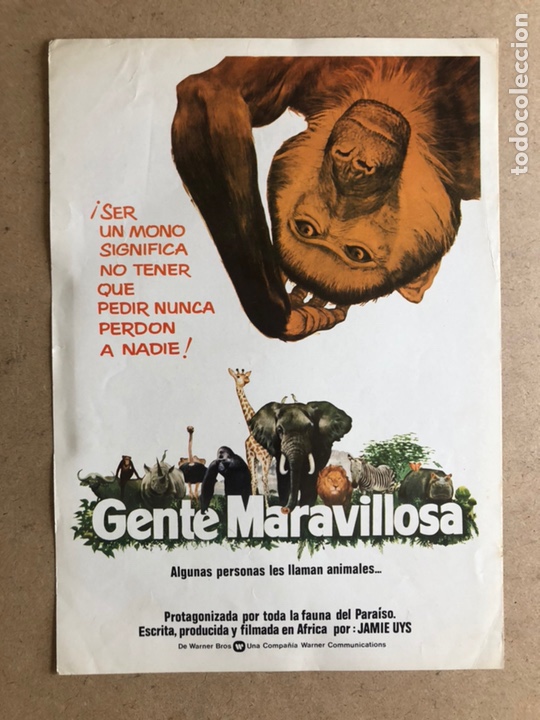 Cinema: GENTE MARAVILLOSA. GU&Iacute;A PUBLICITARIA DE LA PEL&Iacute;CULA, IDEAL PARA ENMARCAR.
