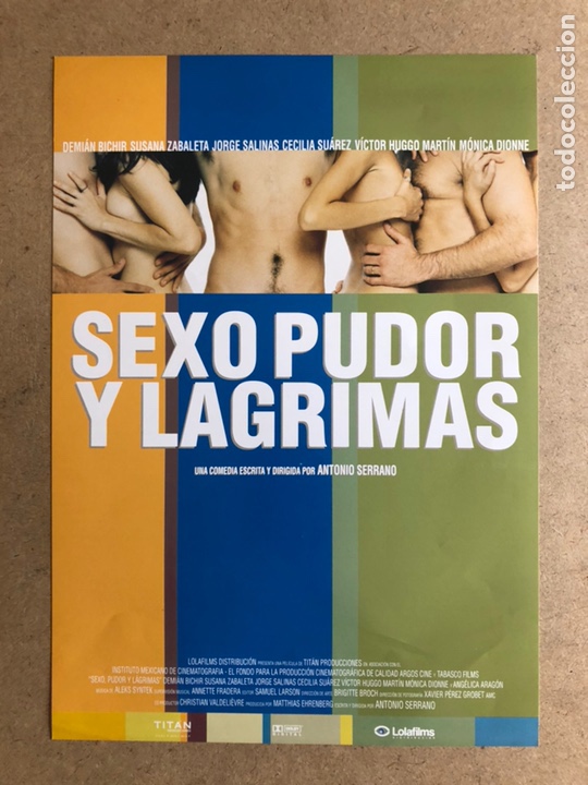 Cinema: SEXO PUDOR Y L&Aacute;GRIMAS (ANTONIO SERRANO). GU&Iacute;A PUBLICITARIA DE LA PEL&Iacute;CULA.