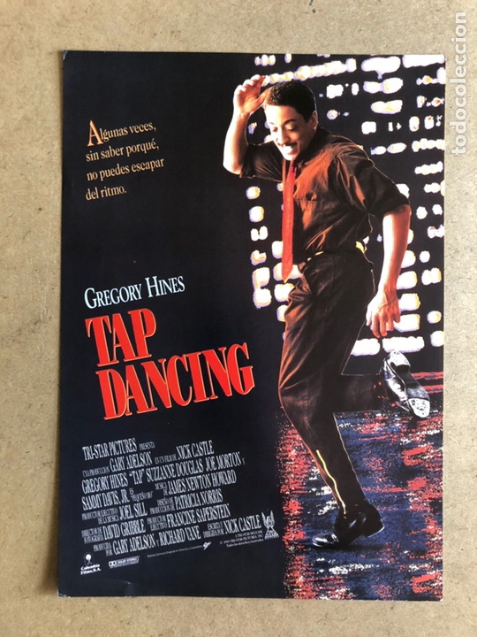 Cinema: TAP DANCING (GREGORY HINES). GU&Iacute;A PUBLICITARIA DE LA PEL&Iacute;CULA