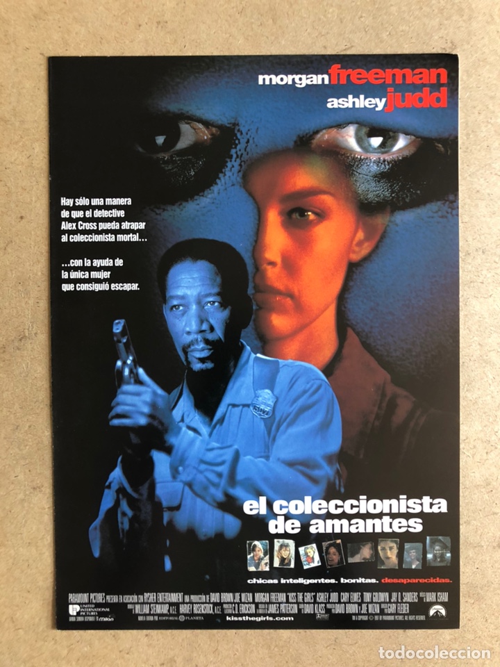 Kino: EL COLECCIONISTA DE AMANTES (MORGAM FREEMAN). GU&Iacute;A PUBLICITARIA DE LA PEL&Iacute;CULA.