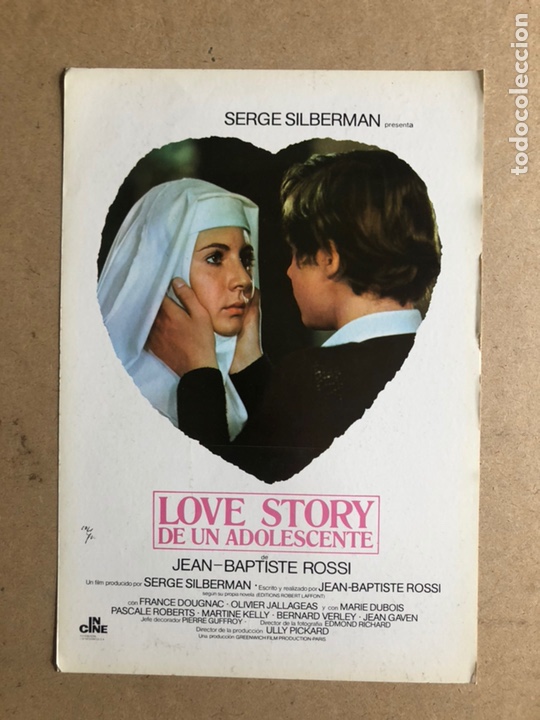 Kino: LOVE STORY DE UN ADOLESCENTE (JEAN-BAPTISTE ROSSI). GU&Iacute;A PROMOCIONAL DE LA PEL&Iacute;CULA.