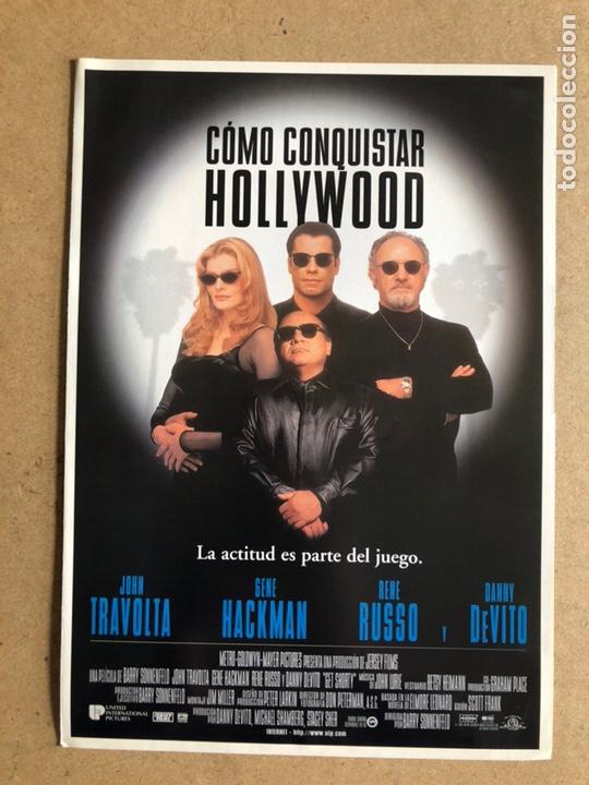 Cinema: C&Oacute;MO CONQUISTAR HOLLYWOOD (JOHN TRAVOLTA, GENE HACKMAN). GU&Iacute;A PROMOCIONAL DE LA PEL&Iacute;CULA.