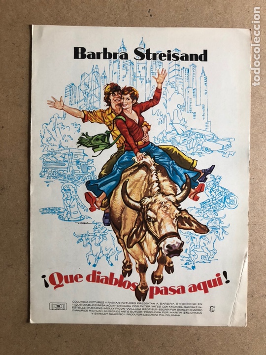 Cin&eacute;ma: &iexcl;QUE DIABLOS PASA AQU&Iacute;! (BARBARA STREISAND). GU&Iacute;A PROMOCIONAL DE LA PEL&Iacute;CULA.