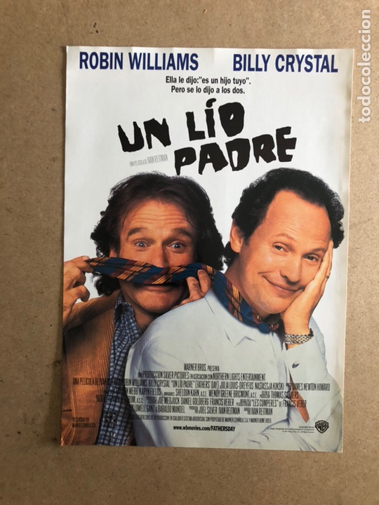 Cinema: UN L&Iacute;O PADRE (ROBIN WILLIAMS, BILLY CRISTAL). GU&Iacute;A PROMOCIONAL DE LA PEL&Iacute;CULA.