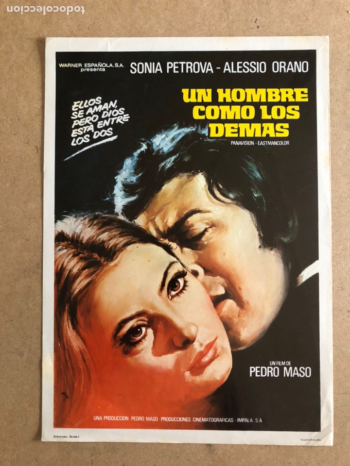 Kino: UN HOMBRE COMO LOS DEM&Aacute;S (PEDRO MASO, SONIA PETROVA). GU&Iacute;A PROMOCIONAL DE LA PEL&Iacute;CULA
