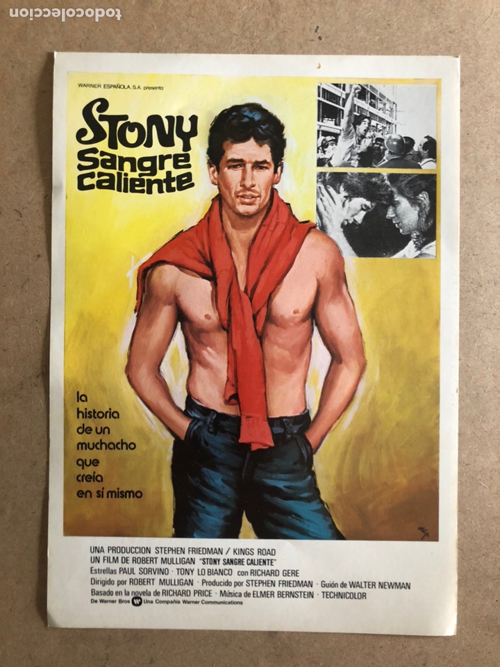 Cinema: STONY SANGRE CALIENTE(PAUL SORVINO, TONY LO BIANCO). GU&Iacute;A PROMOCIONAL DE LA PEL&Iacute;CULA.