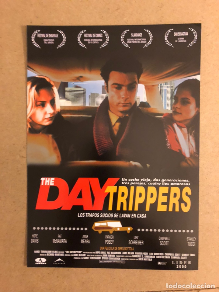 Cin&eacute;ma: THE DAY TRIPPERS (HOPE DAVIS, PAT MCNAMARA). GU&Iacute;A PROMOCIONAL DE LA PEL&Iacute;CULA.