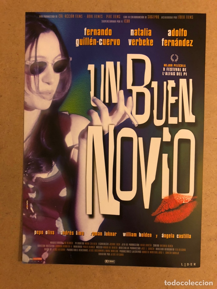Cinema: UN BUEN NOVIO (NATALIA VERBEKE). GU&Iacute;A PROMOCIONAL DE LA PEL&Iacute;CULA, IDEAL PARA ENMARCAR.