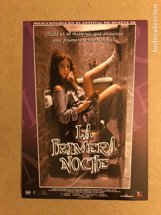 Cinema: LA PRIMERA NOCHE (ALEJANDRO GAMBOA). GU&Iacute;A PROMOCIONAL DE LA PEL&Iacute;CULA, IDEAL PARA ENMARCAR.
