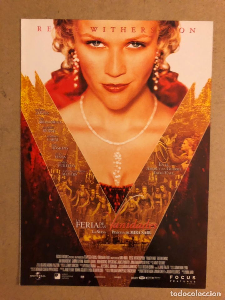 Cinema: LA FERIA DE LAS VANIDADES (REESE WITHERSPOON). GU&Iacute;A PROMOCIONAL DE LA PEL&Iacute;CULA.